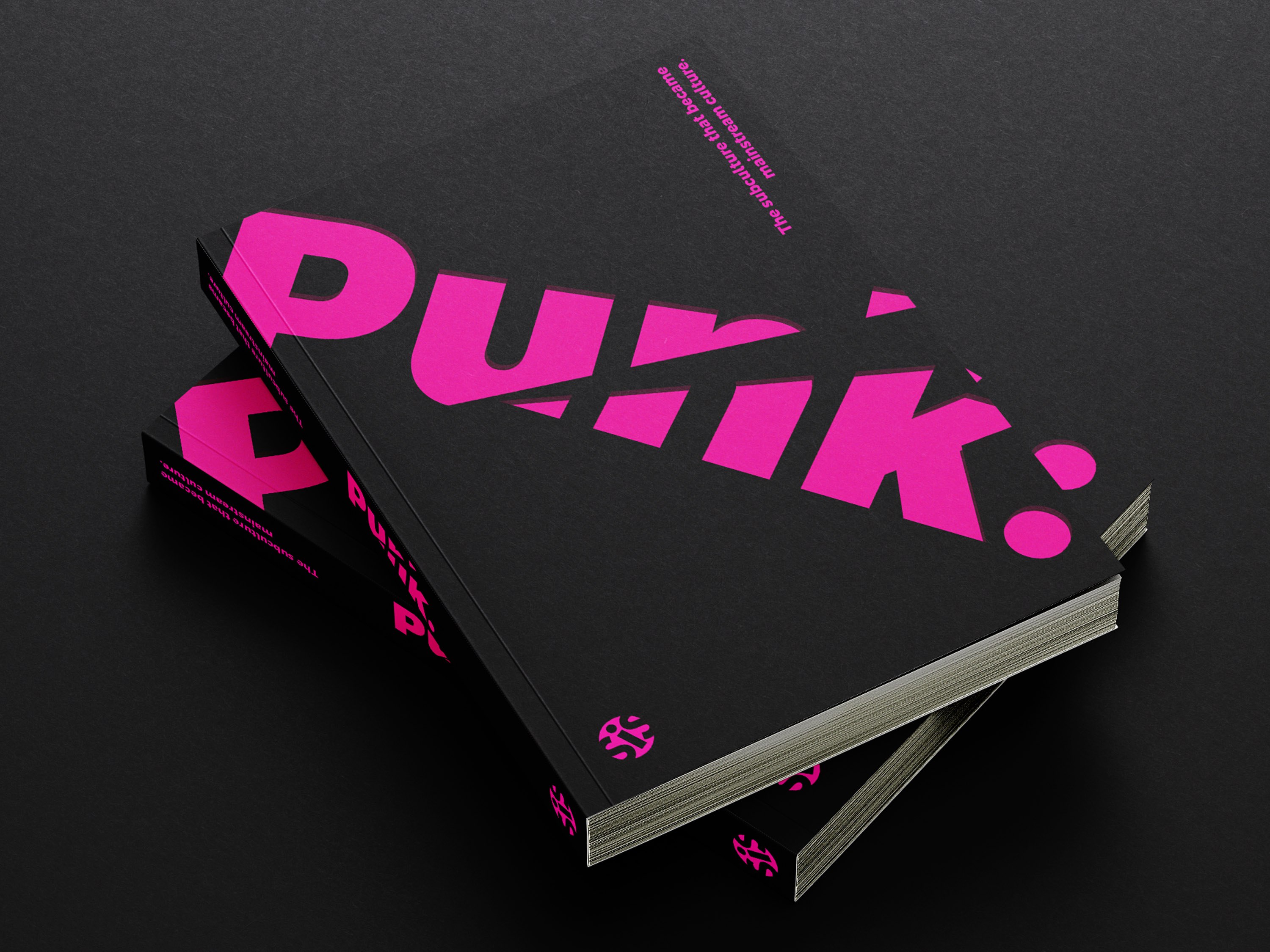 punk. Τhe subculture that became mainstream culture book. Open spreads.